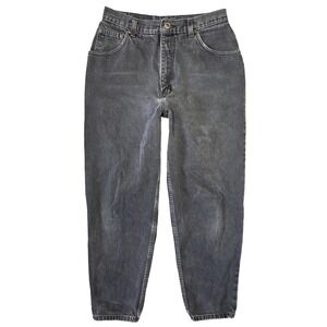 Vintage Route 66 Mom Jeans 30‎ High Waist Tapered Leg Black Retro 2000s Y2k Punk